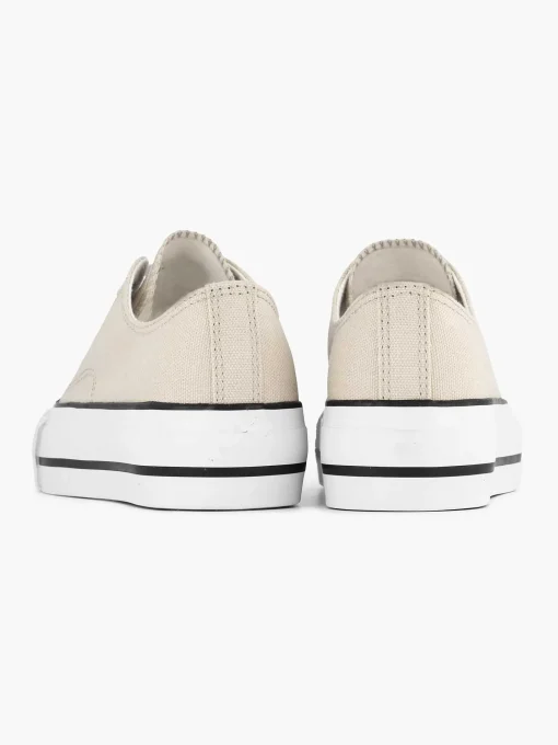 Beige Canvas Sneaker