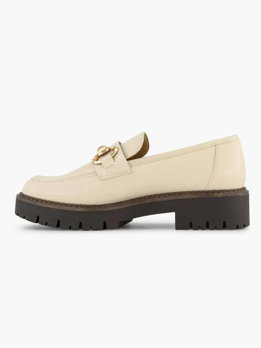 Beige Chunky Loafer Sierketting