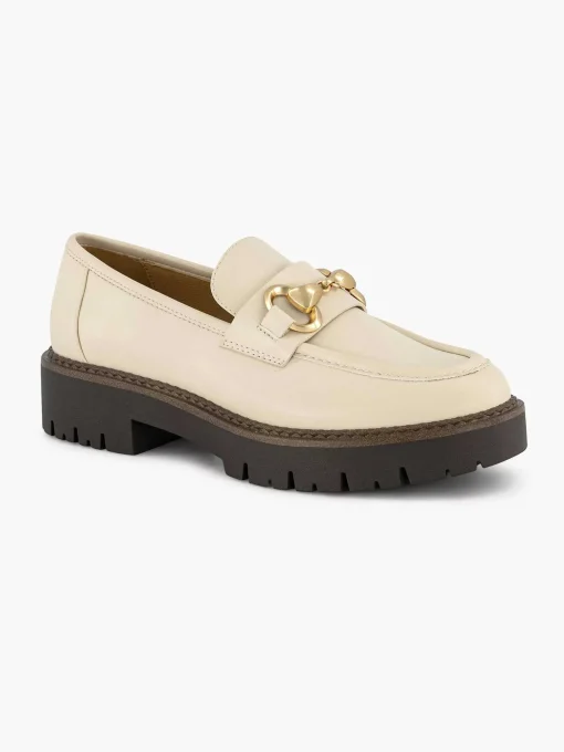 Beige Chunky Loafer Sierketting