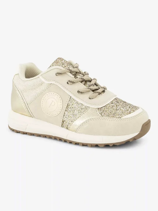 Beige Chunky Sneaker Glitters