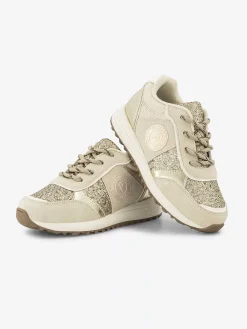 Beige Chunky Sneaker Glitters