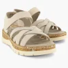 Beige Comfort Sandaal