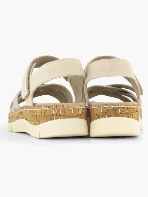 Beige Comfort Sandaal