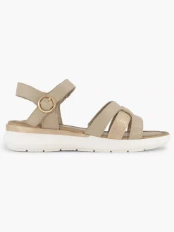 Beige Comfort Sandaal