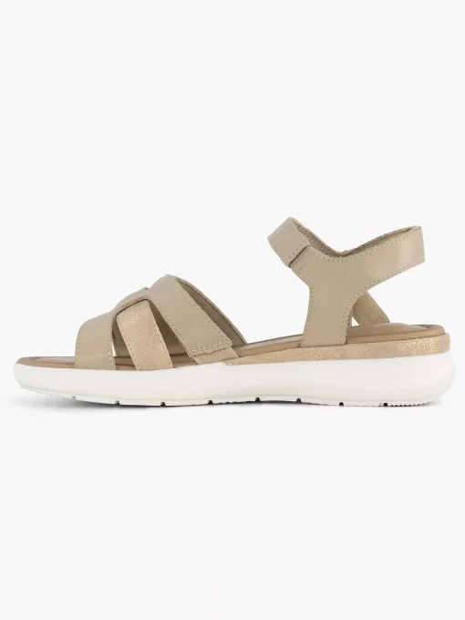 Beige Comfort Sandaal
