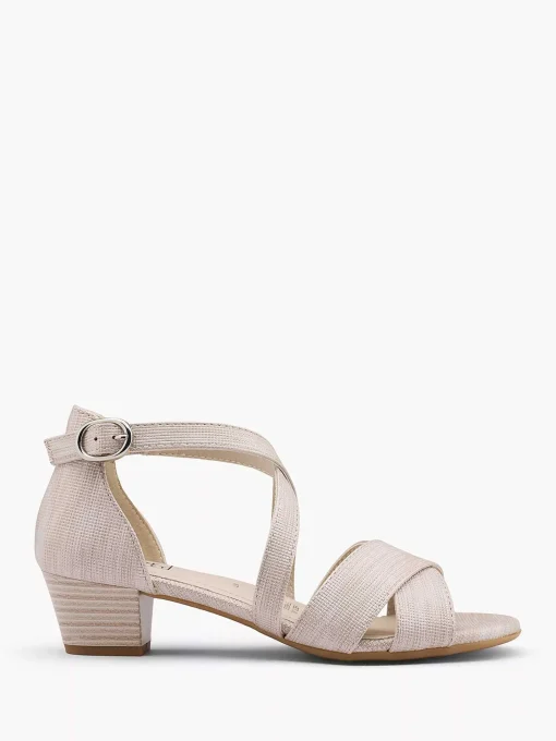 Beige Comfort Sandaal