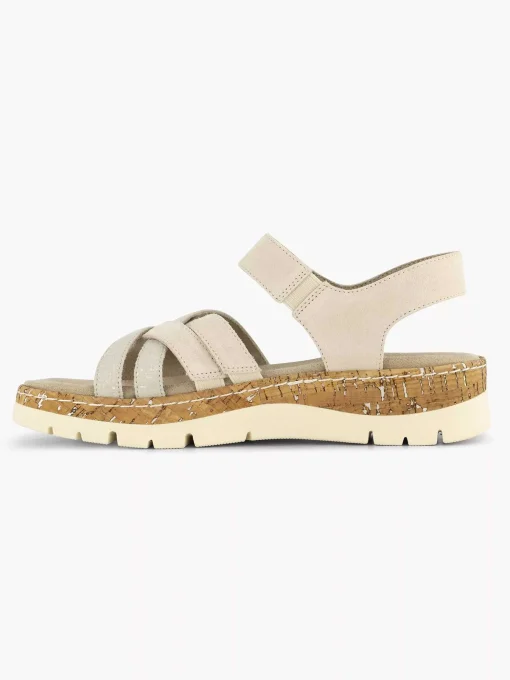 Beige Comfort Sandaal