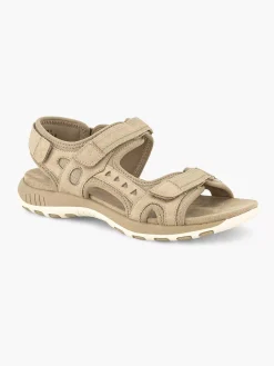 Beige Comfort Sandaal