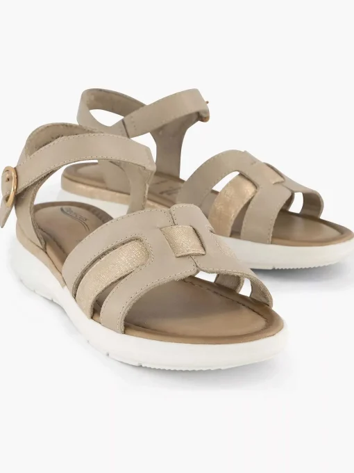Beige Comfort Sandaal