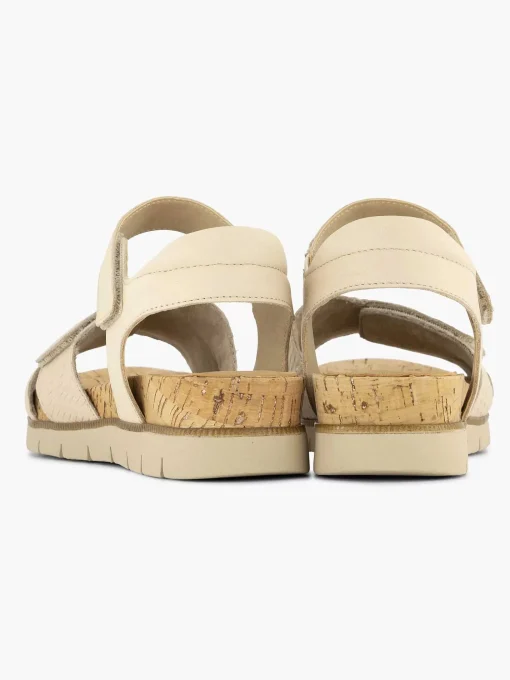 Beige Comfort Sandaal