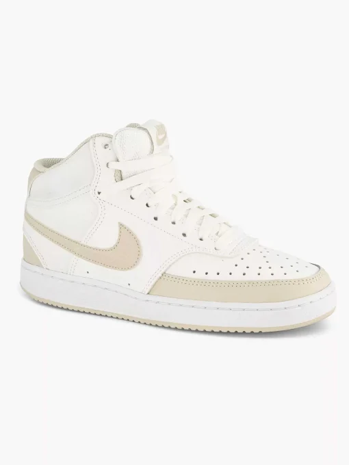 Beige Court Vision Mid