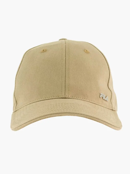 Beige Fila Metall Charm Cap