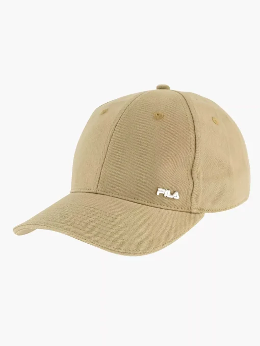 Beige Fila Metall Charm Cap