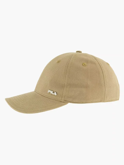 Beige Fila Metall Charm Cap
