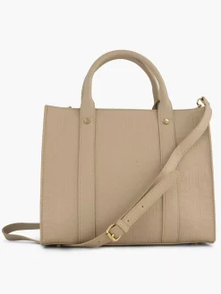Beige Handtas