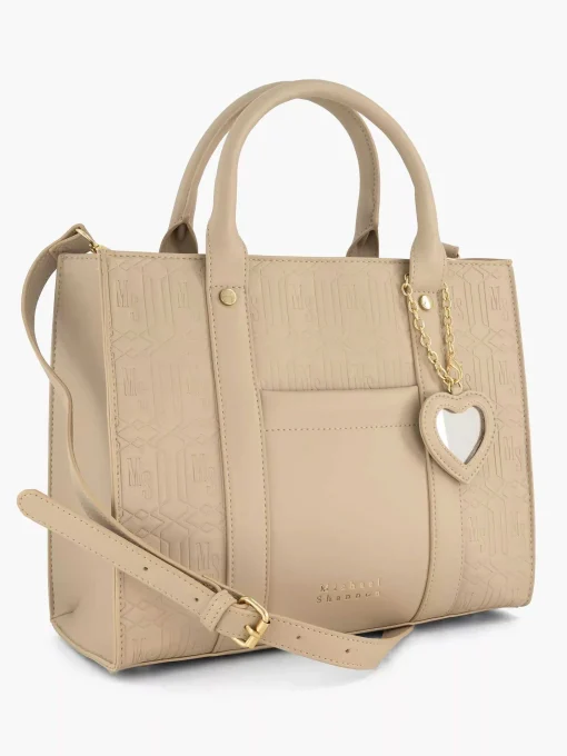Beige Handtas