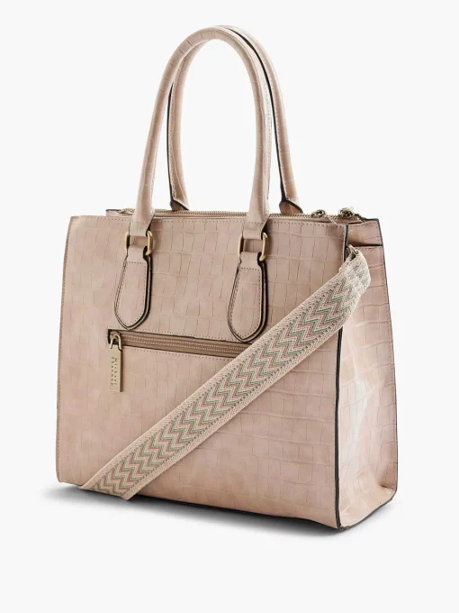 Beige Handtas
