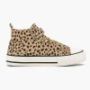Beige Hoge Canvas Sneaker