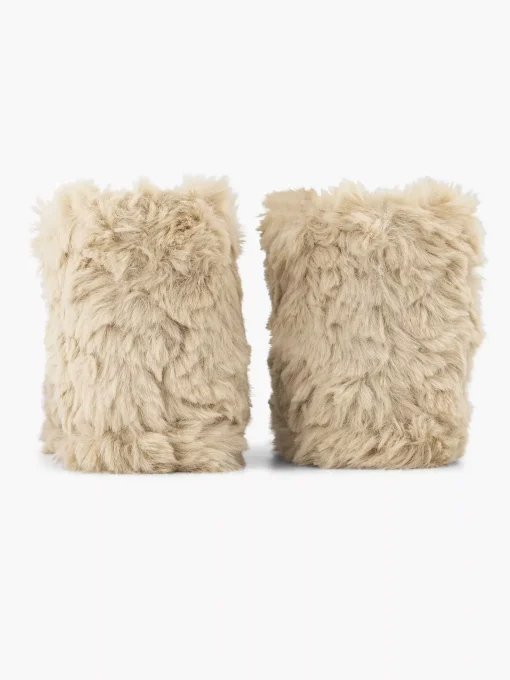 Beige Hoge Pantoffel Plush