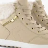 Beige Hoge Sneaker