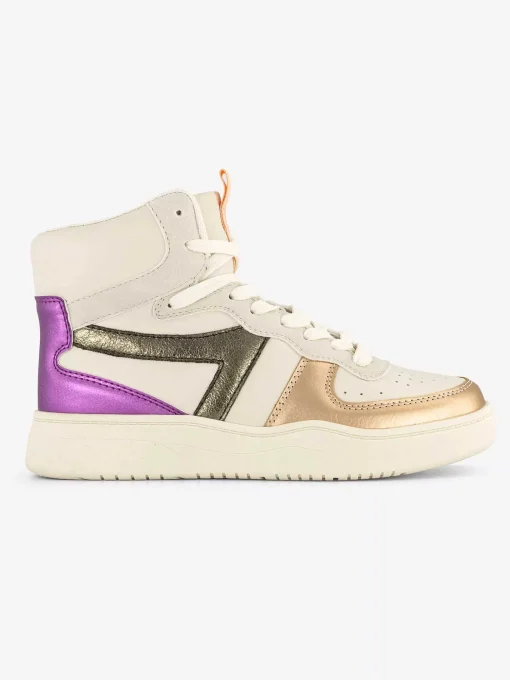 Beige Hoge Sneaker