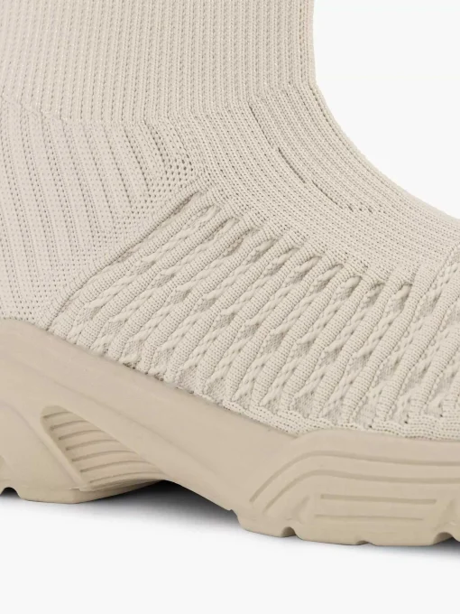 Beige Hoge Sneaker