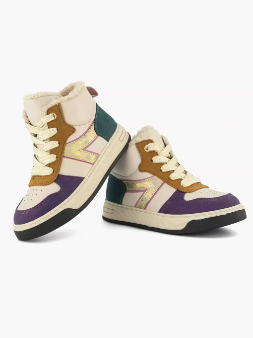 Beige Hoge Sneaker