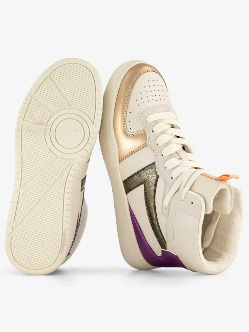 Beige Hoge Sneaker
