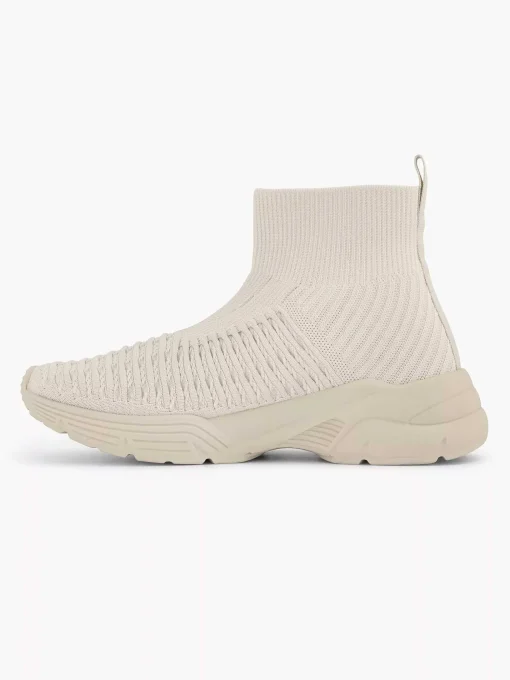 Beige Hoge Sneaker