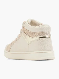 Beige Hoge Sneaker