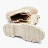 Beige Hoge Veterboot