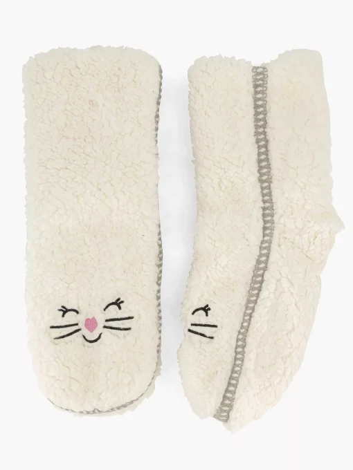Beige Huissok Teddy