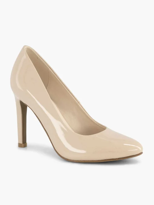 Beige Lak Pump