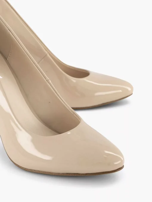 Beige Lak Pump