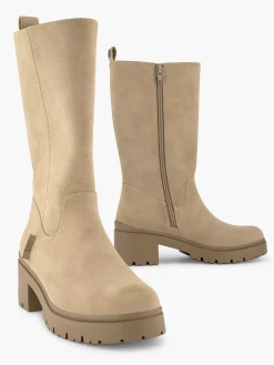 Beige Lange Laars