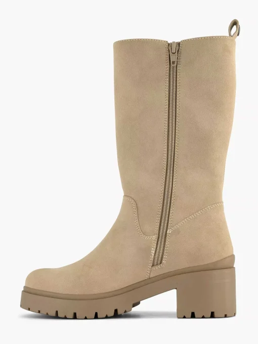 Beige Lange Laars
