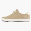 Beige Leren Comfort Sneaker