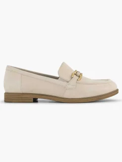 Beige Leren Instapper