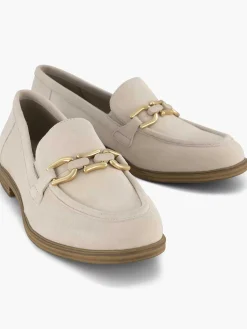 Beige Leren Instapper