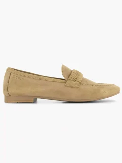 Beige Leren Loafer