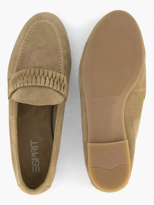 Beige Leren Loafer