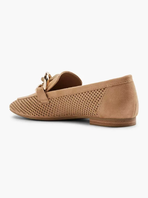 Beige Loafer Sierketting