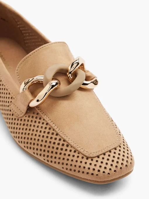 Beige Loafer Sierketting