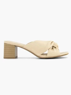 Beige Muiltje Knoop