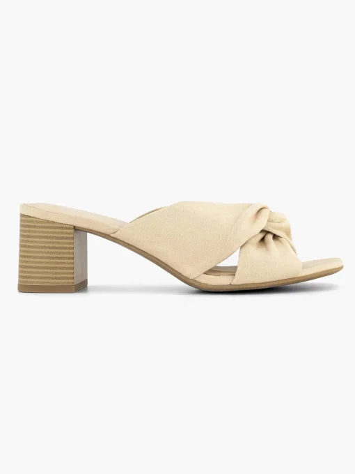 Beige Muiltje Knoop