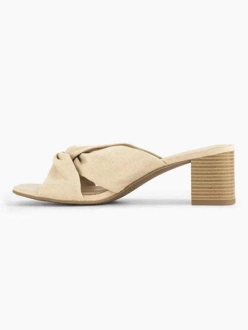 Beige Muiltje Knoop