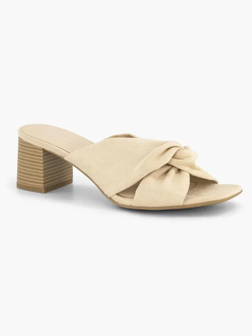 Beige Muiltje Knoop