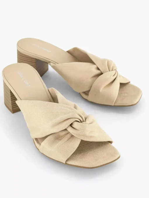 Beige Muiltje Knoop