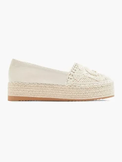 Beige Platform Espadrille