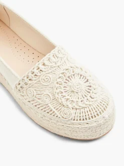 Beige Platform Espadrille